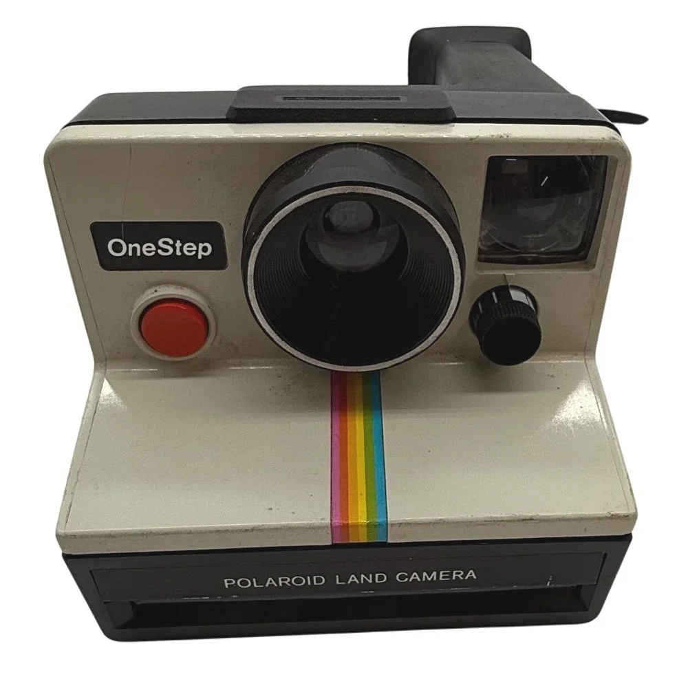 Vintage‎ Polaroid OneStep Land Camera Instant Film Camera with flash Rainbow